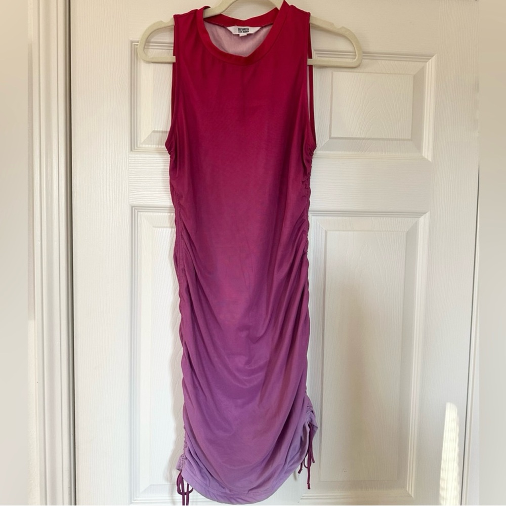 Stylish Ombre Pink and Purple Dress